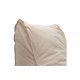 Πουφ "LARA" από αδιάβροχο ύφασμα σε μπεζ χρώμα 60x135x65