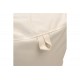 Πουφ "LARA" από αδιάβροχο ύφασμα σε μπεζ χρώμα 60x135x65
