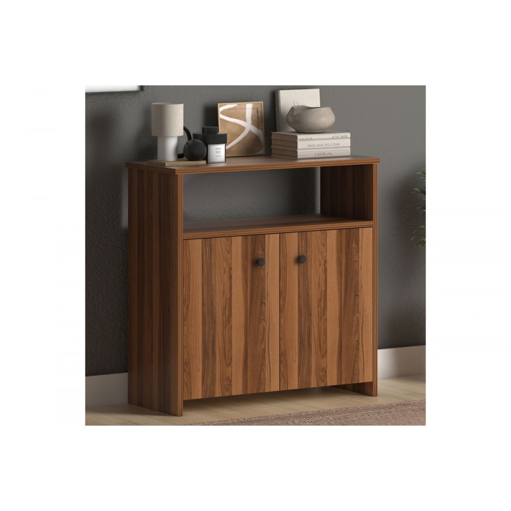 Έπιπλο εισόδου "MARCEL" σε καρυδί χρώμα 80x32x80