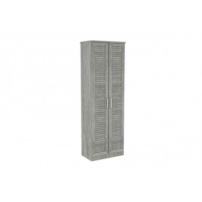 Παπουτσοθήκη-ντουλάπα "SANTE" σε ανθρακί antique χρώμα 60x37x183