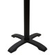 Βάση τραπεζιού "PWH-0021" τετράνυχη από μέταλλο σε μαύρο χρώμα 62x62x72