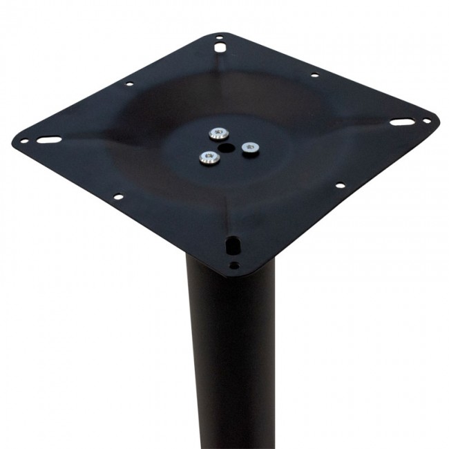 Βάση τραπεζιού μπαρ "PWH-0022" τετράνυχη από μέταλλο σε μαύρο χρώμα 62x62x94