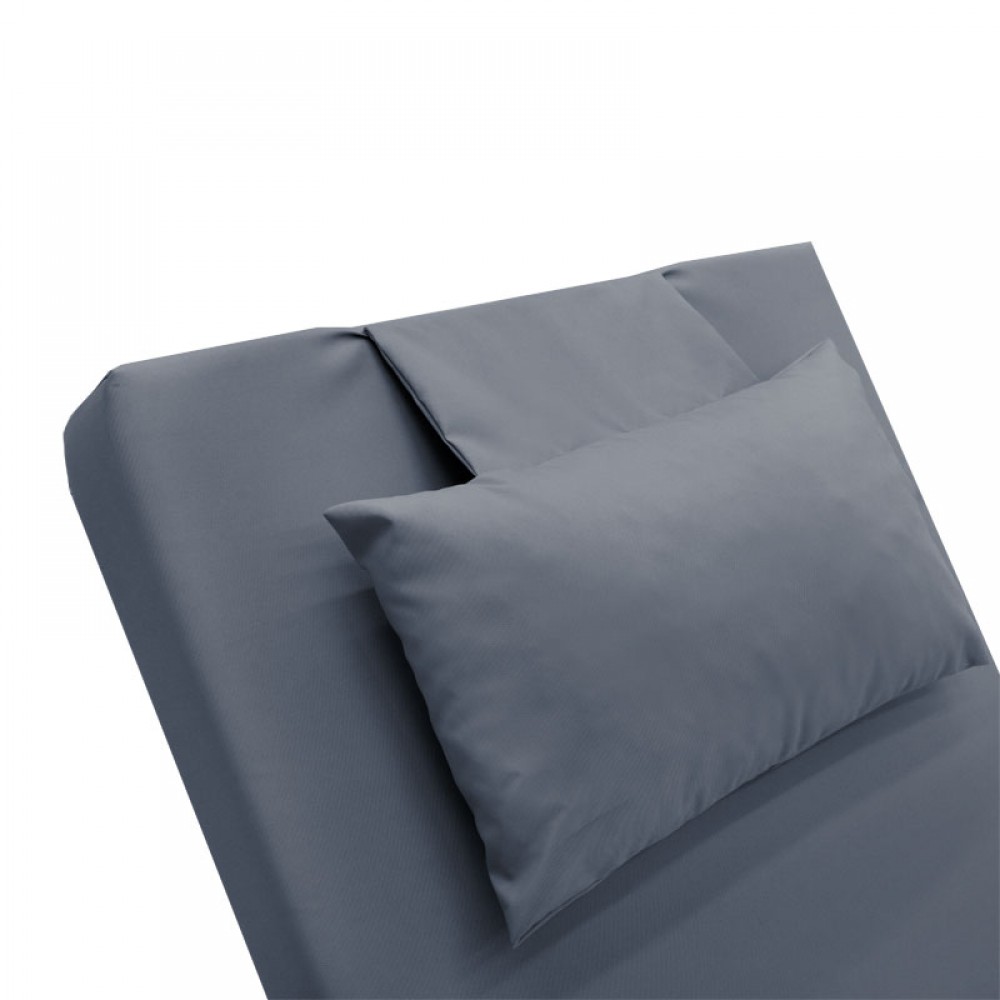 Μαξιλάρι ξαπλώστρας "SUNSET" από ύφασμα σε χρώμα γκρι 60x185x10