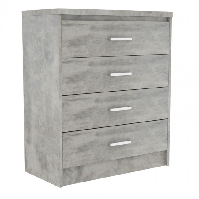 Συρταριέρα "OLYMPUS" σε χρώμα αντικέ ανθρακί 80x40x95