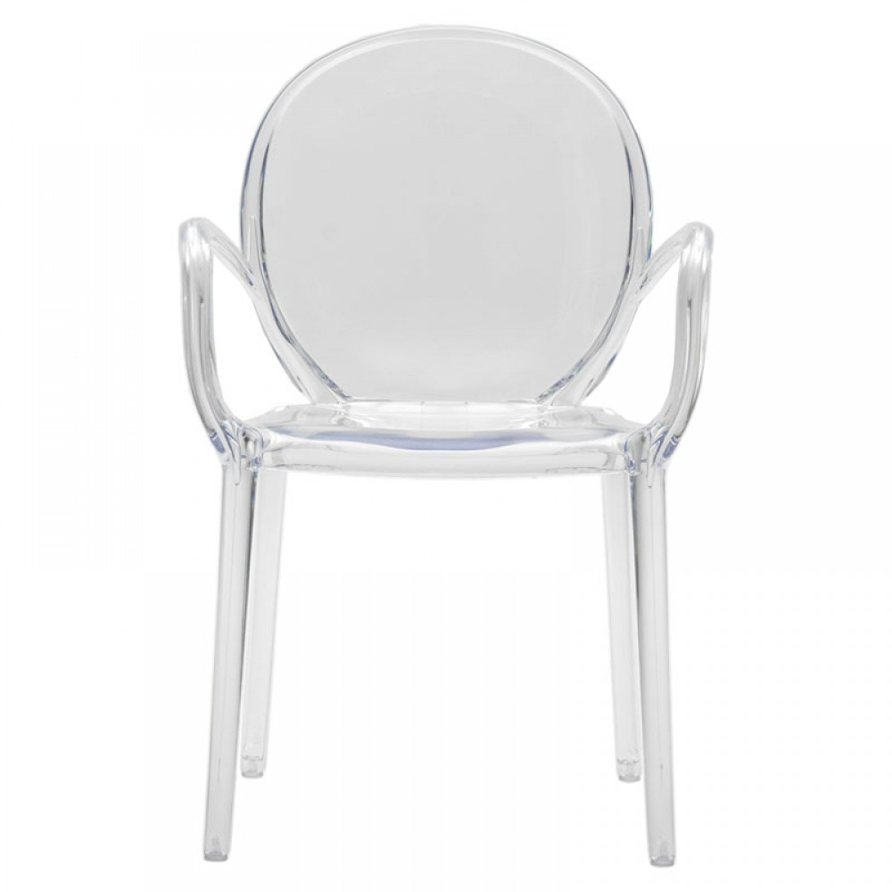 Πολυθρόνα "FLAIR" από PC διαφανές 58x52x87