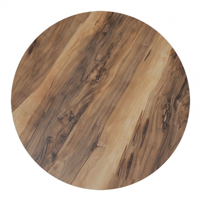 Επιφάνεια τραπεζιού "PWH-0004" από HPL σε χρώμα καρυδί Φ60