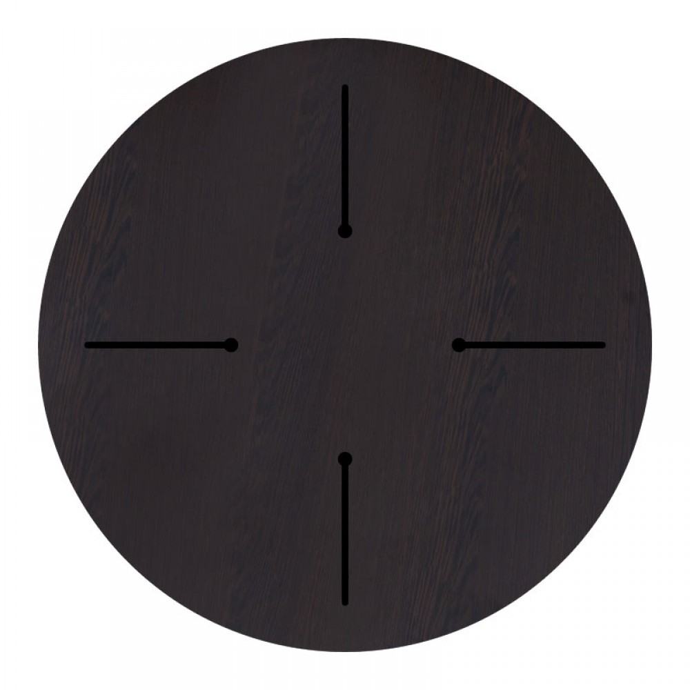 Επιφάνεια τραπεζιού "PWH-0005" από HPL σε χρώμα wenge Φ60