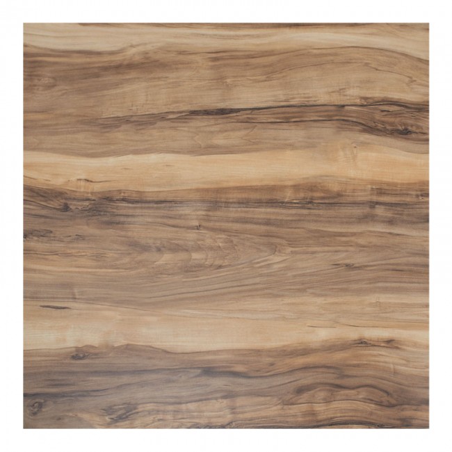 Επιφάνεια τραπεζιού "PWH-0004" από HPL σε χρώμα καρυδί 69x69