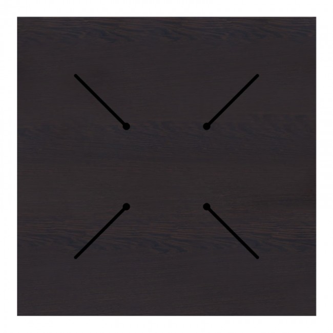 Επιφάνεια τραπεζιού "PWH-0005" από HPL σε χρώμα wenge 69x69