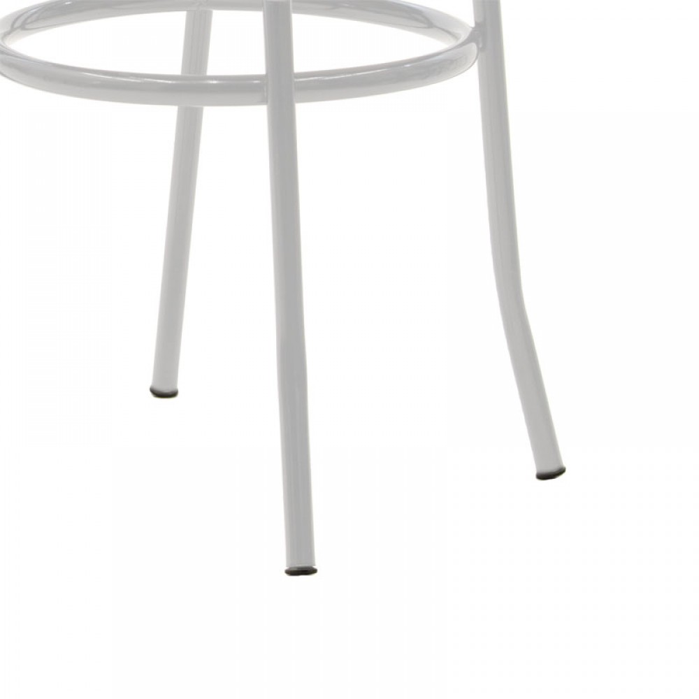 Καρέκλα "ΒΙΕΝΝΗΣ Ι" από μέταλλο/pu σε χρώμα λευκό/μαύρο 40x47x85