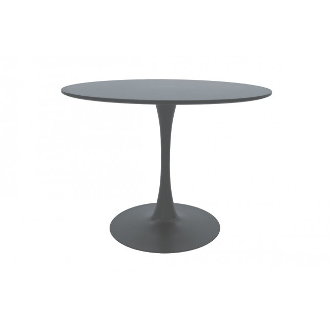 Τραπέζι "BALOU" από MDF σε γκρι χρώμα Φ100x75