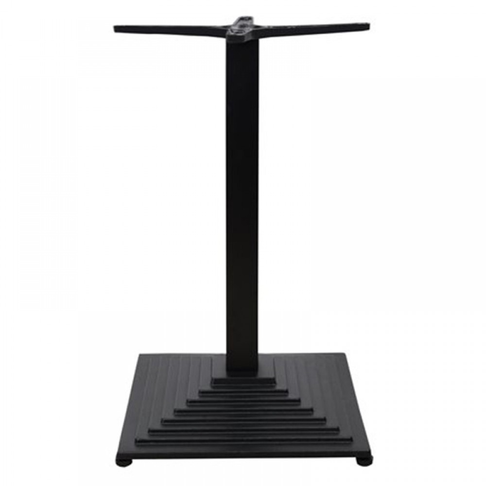 Βάση τραπεζιού 'CHEER" μεταλλική σε χρώμα μαύρο 45x45x72