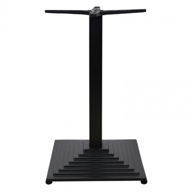 Βάση τραπεζιού 'CHEER" μεταλλική σε χρώμα μαύρο 45x45x72