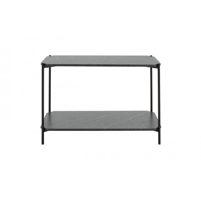 Τραπέζι βοηθητικό "MARA" σε χρώμα ανθρακί μαρμάρου 80x40x55cm
