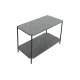 Τραπέζι βοηθητικό "MARA" σε χρώμα ανθρακί μαρμάρου 80x40x55cm