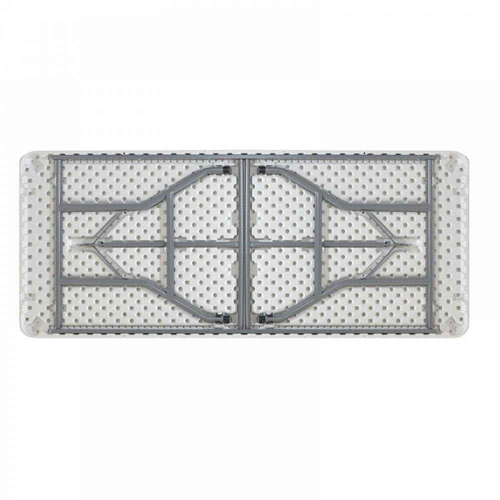 Τραπέζι-βαλίτσα "RODEO" catering πτυσσόμενο χρώμα λευκό 240x76x74