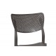 Καρέκλα εξωτερικού χώρου "IGNITE" από PP σε ανθρακί χρώμα 44x53x84