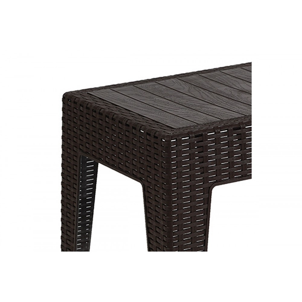 Τραπέζι "COSMIC" από PP σε χρώμα ανθρακί 55x40x43.5