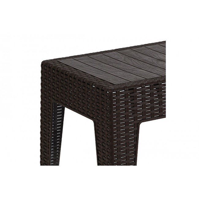 Τραπέζι "COSMIC" από PP σε χρώμα ανθρακί 55x40x43.5