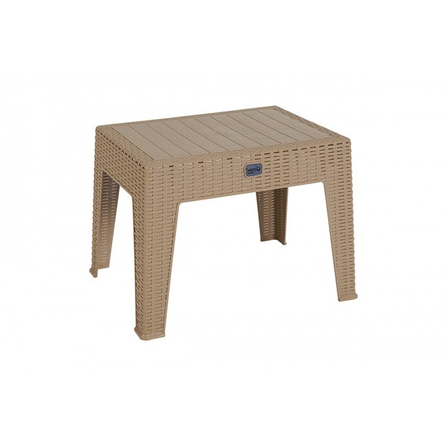 Τραπέζι "COSMIC" από PP σε χρώμα καπουτσίνο 55x40x43.5