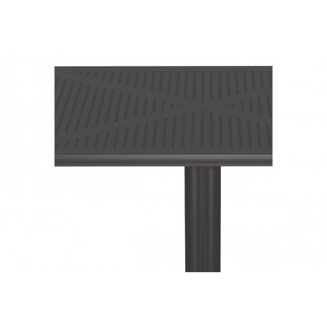 Τραπέζι "GROOVY" από PP σε χρώμα ανθρακί 80x80x74.5