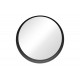 Καθρέπτης "ROUND 3" από μέταλλο σε χρώμα μαύρο Φ50