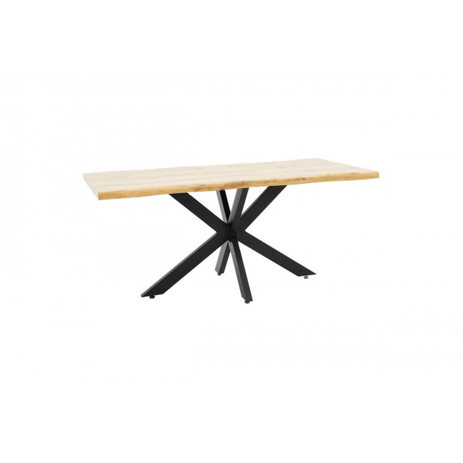 Τραπέζι "GILMAN" σε χρώμα σονόμα/μαύρο 180x90x75