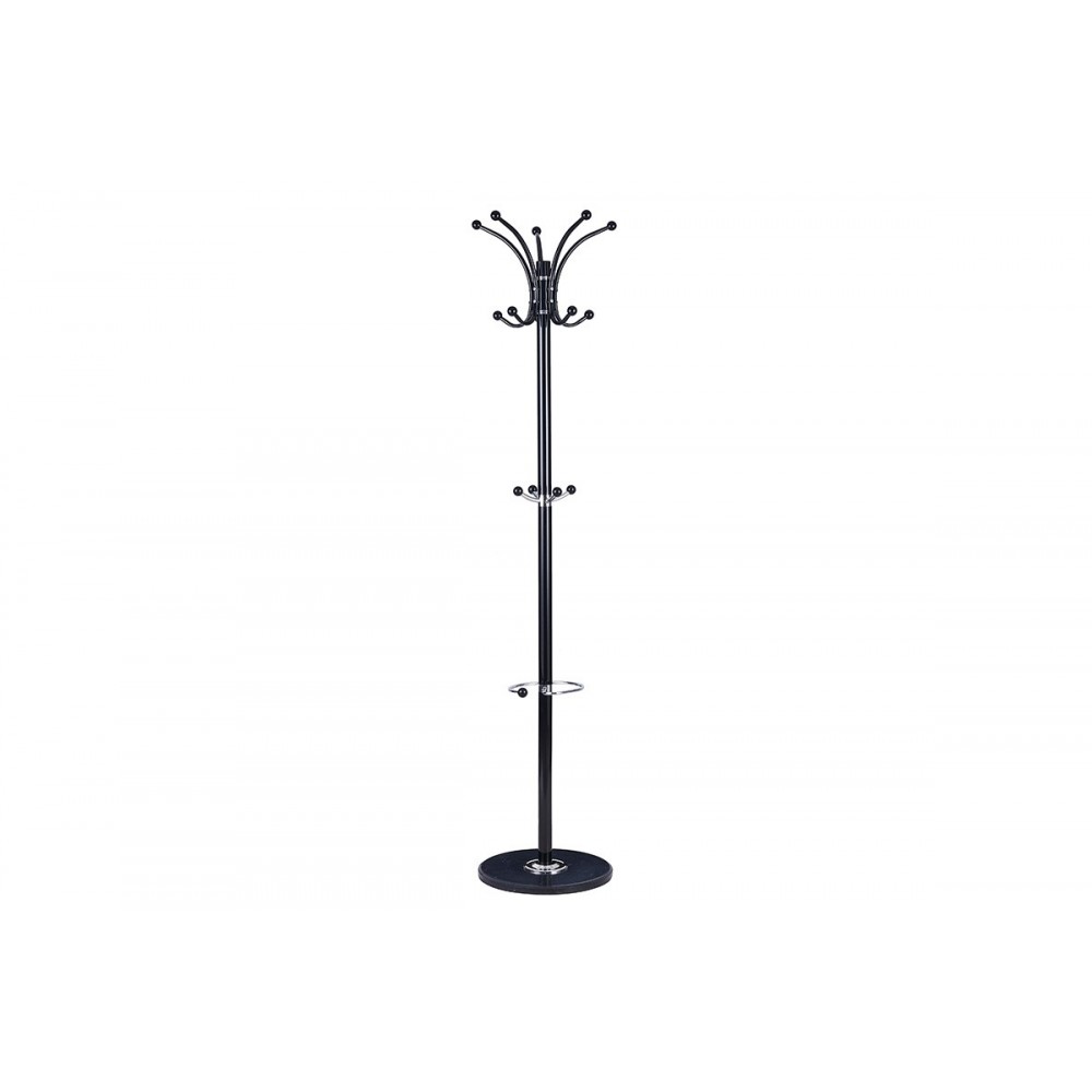 Καλόγερος "NICOLO" από μέταλλο σε χρώμα μαύρο Φ37x175