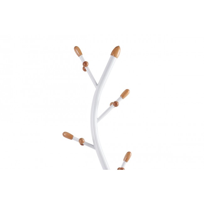 Καλόγερος "SERGIO" από μέταλλο σε χρώμα λευκό/φυσικό Φ37x171