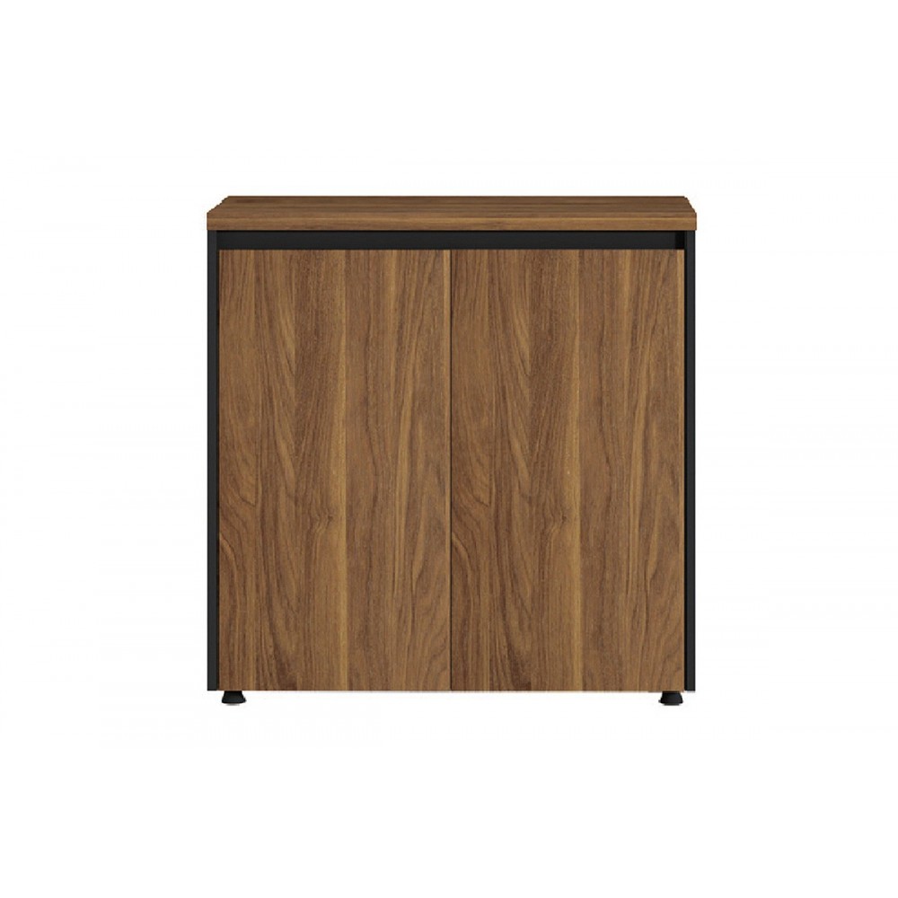 Ντουλάπι "OSCAR" σε χρώμα καρυδί/ανθρακί 80x40x80