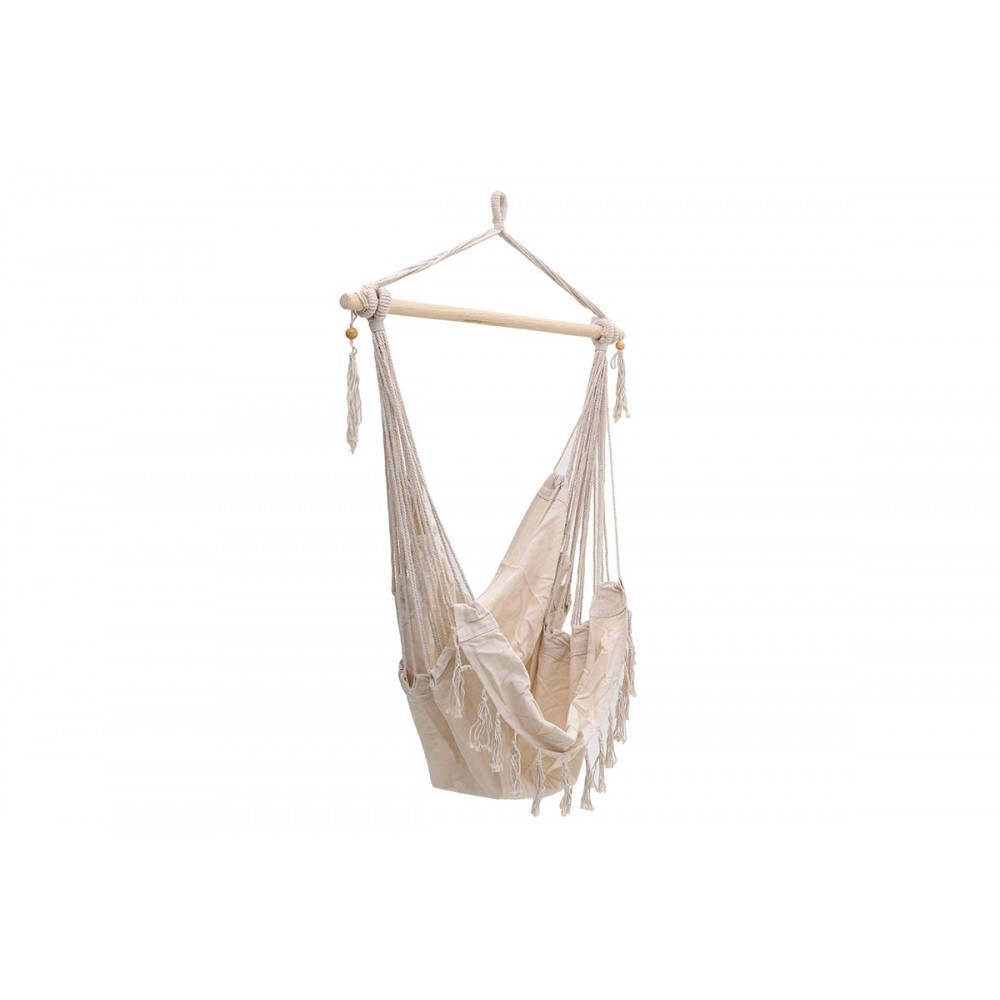 Κούνια-αιώρα "AMBITION" από ύφασμα σε χρώμα μπεζ 100x80x130