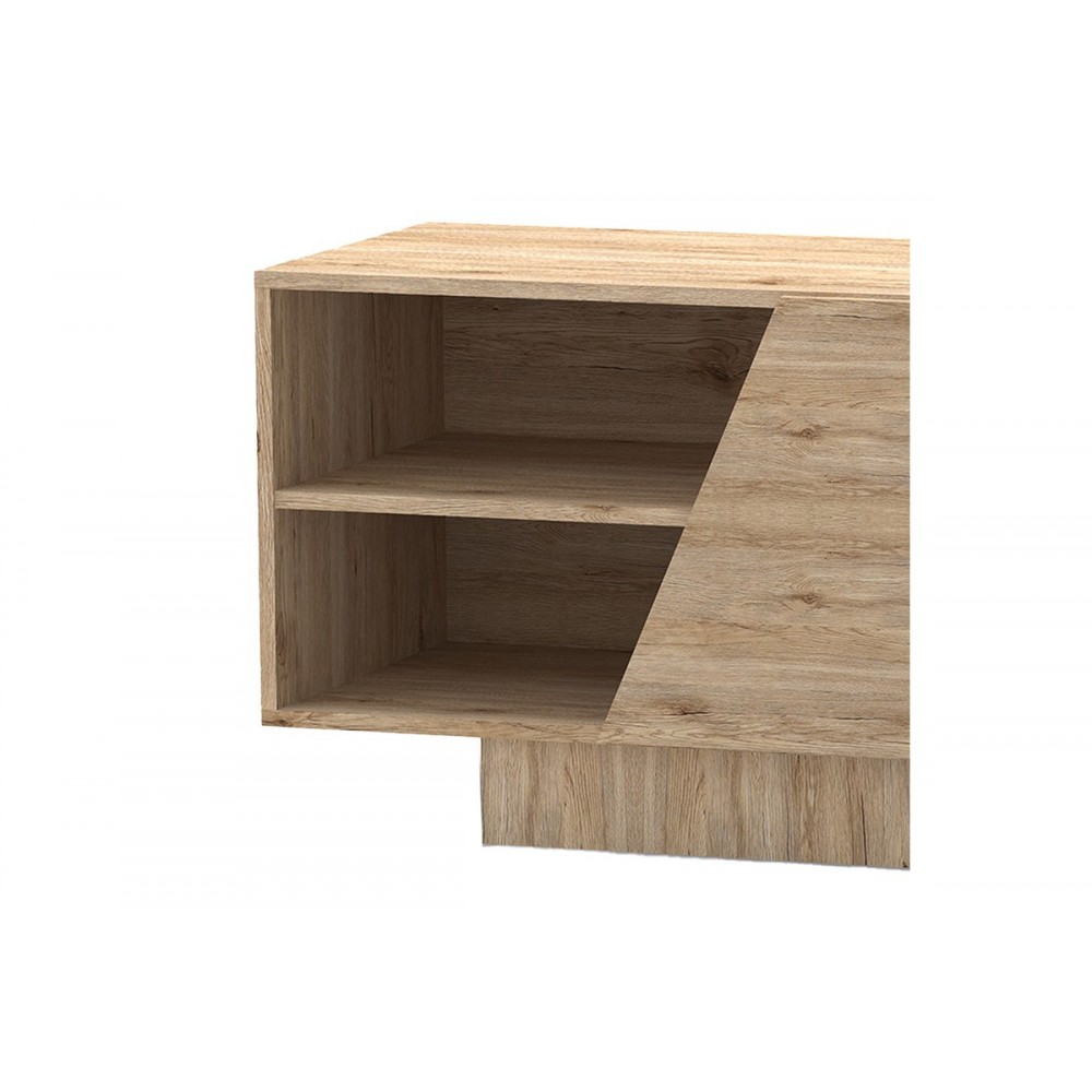 'Επιπλο τηλεόρασης "STEVIE" σε χρώμα σονόμα 160x40x50