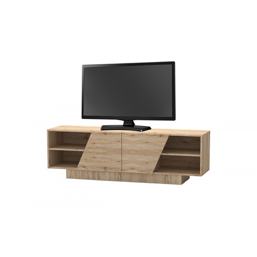 'Επιπλο τηλεόρασης "STEVIE" σε χρώμα σονόμα 160x40x50