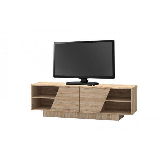 'Επιπλο τηλεόρασης "STEVIE" σε χρώμα σονόμα 160x40x50