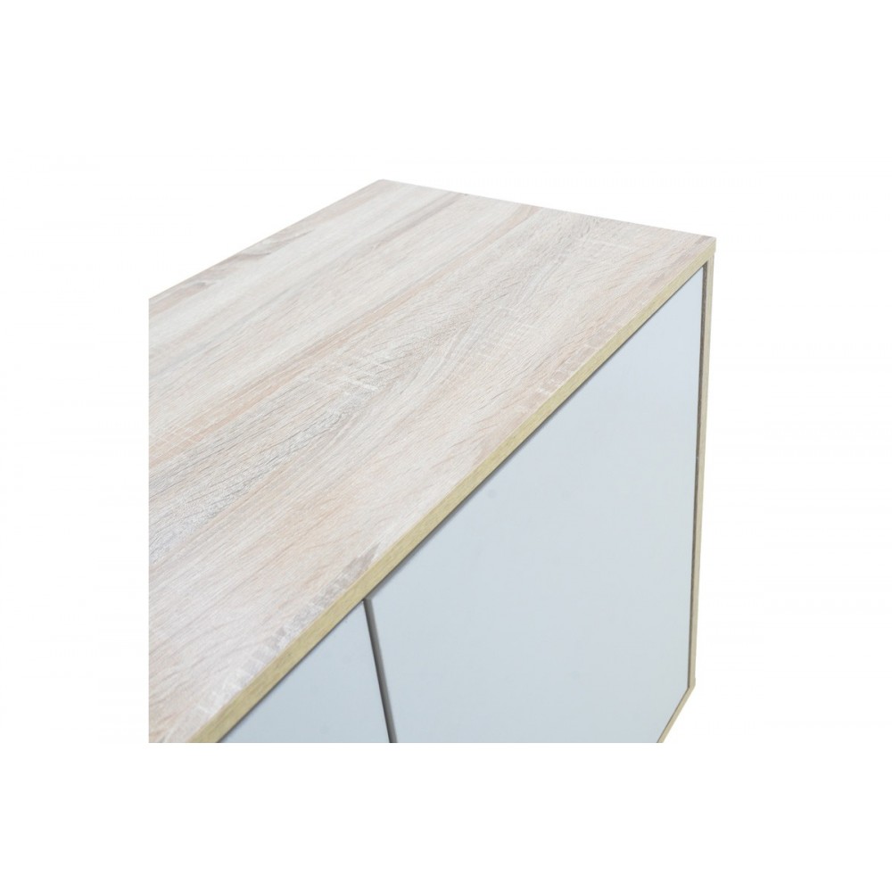 Μπουφές "BILLIE" σε χρώμα σονόμα/γκρι 149x40x77