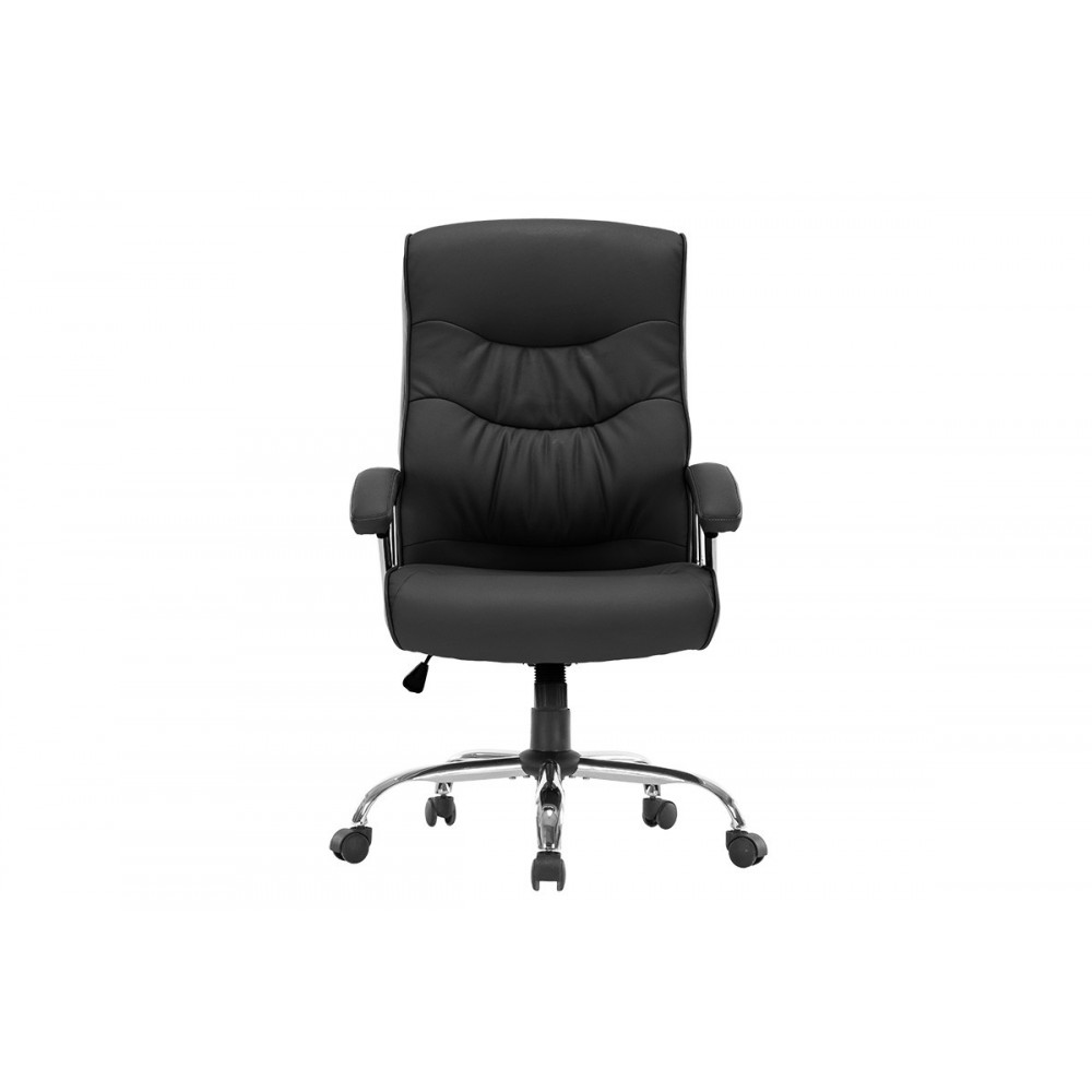 Πολυθρόνα διευθυντή "PRIMROSE" σε μαύρο χρώμα 65x74x110/120