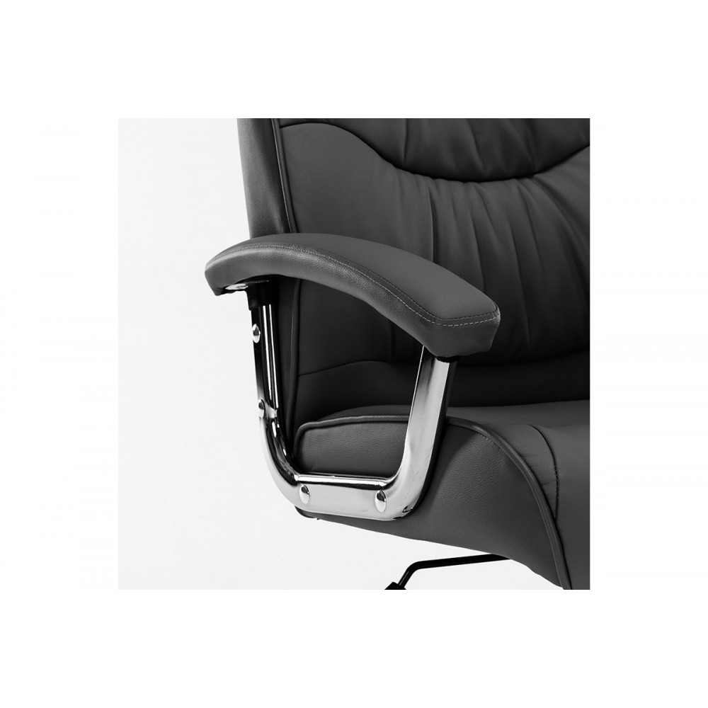 Πολυθρόνα διευθυντή "PRIMROSE" σε μαύρο χρώμα 65x74x110/120