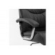 Πολυθρόνα διευθυντή "PRIMROSE" σε μαύρο χρώμα 65x74x110/120
