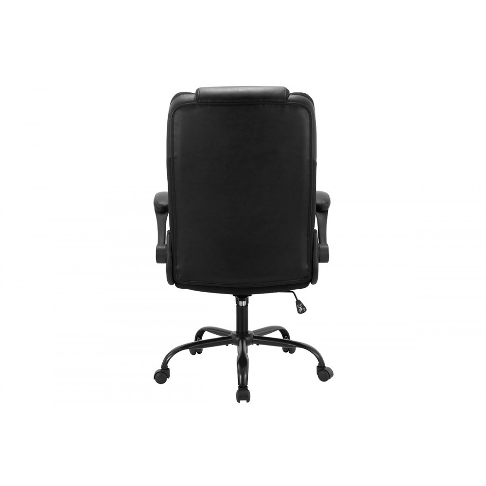 Πολυθρόνα διευθυντή "STELLAR" από PVC σε χρώμα μαύρο 70x77x110/119