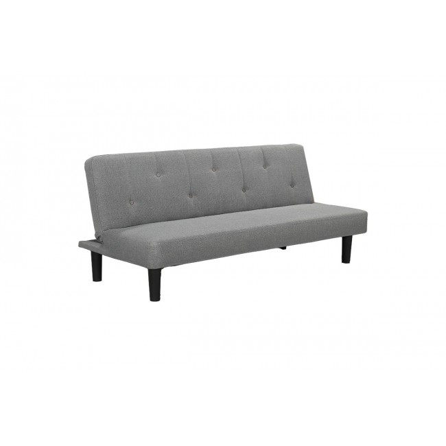 Καναπές-κρεβάτι "BREATHE" διθέσιος από ύφασμα σε χρώμα γκρι 167x77x73
