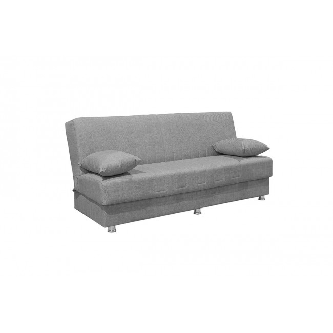 Καναπές- κρεβάτι ''ROMINA'' από ύφαμα σε χρώμα γκρι 180x75x80