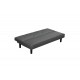 Καναπές-κρεβάτι "BREATHE" διθέσιος από ύφασμα σε χρώμα ανθρακί 167x77x73