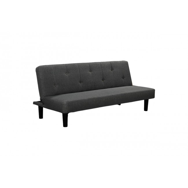 Καναπές-κρεβάτι "BREATHE" διθέσιος από ύφασμα σε χρώμα ανθρακί 167x77x73