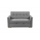 Καναπές-κρεβάτι ''Commit'' από ύφασμα σε χρώμα ανθρακί 142x93x90