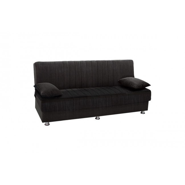 Καναπές- κρεβάτι ''ROMINA'' από ύφαμα σε χρώμα ανθρακί 180x75x80