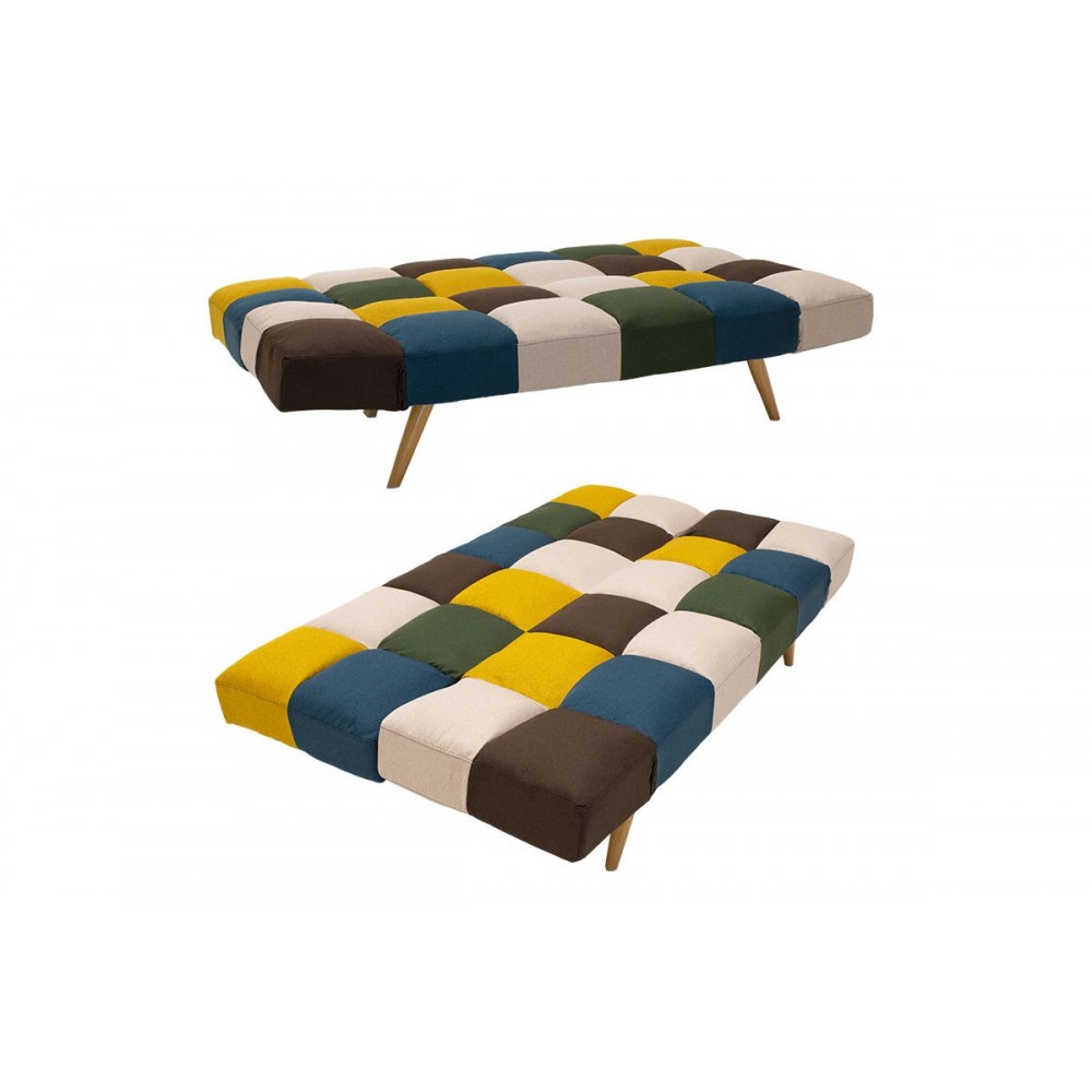 Σετ φοιτητικό πακέτο  "LOYNGE 3" 3τμχ απο ύφασμα σε χρώμα φυσικό καπουτσίνο 182x81x84