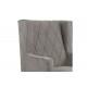 Πολυθρόνα "EFFICIENT" απο ύφασμα σε χρώμα  γκρι/φυσικό 72x97x100