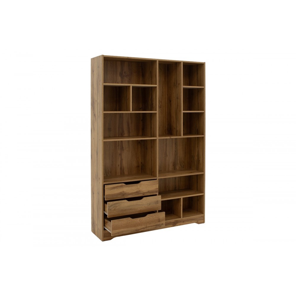 Βιβλιοθήκη ''LUCINDA''  σε χρώμα σονόμα 120x29.8x180.5