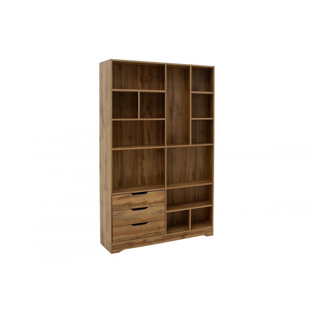 Βιβλιοθήκη ''LUCINDA''  σε χρώμα σονόμα 120x29.8x180.5