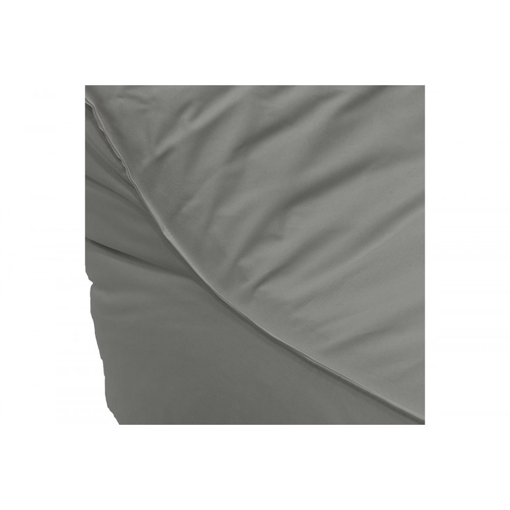 Πουφ "LEANDRO" σε χρώμα ανθρακί 105x110x60